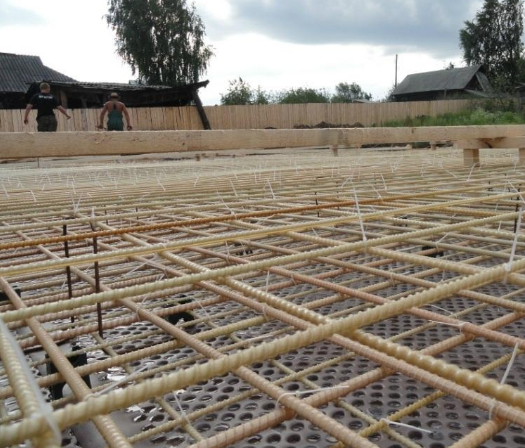 fiberglass rebar in shop floor