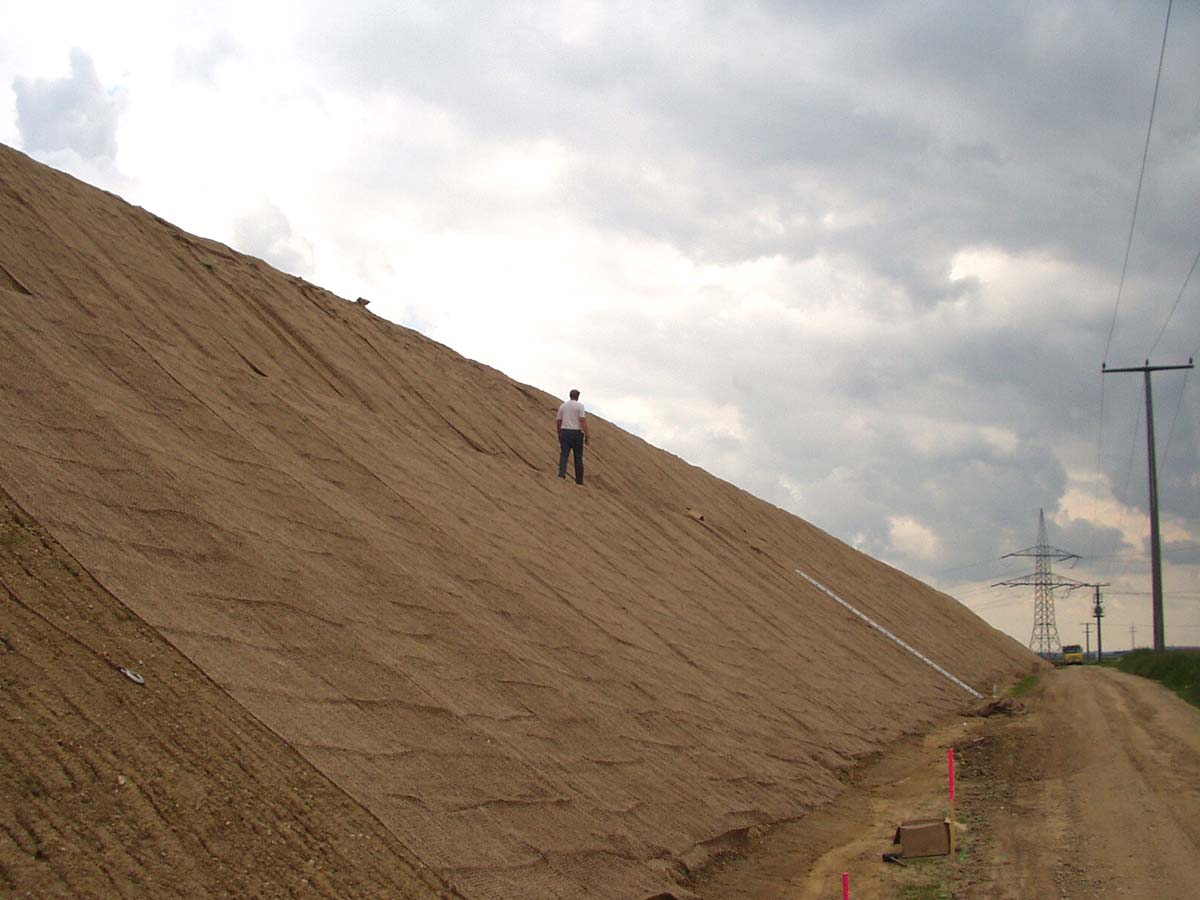 jute netting for hillsides