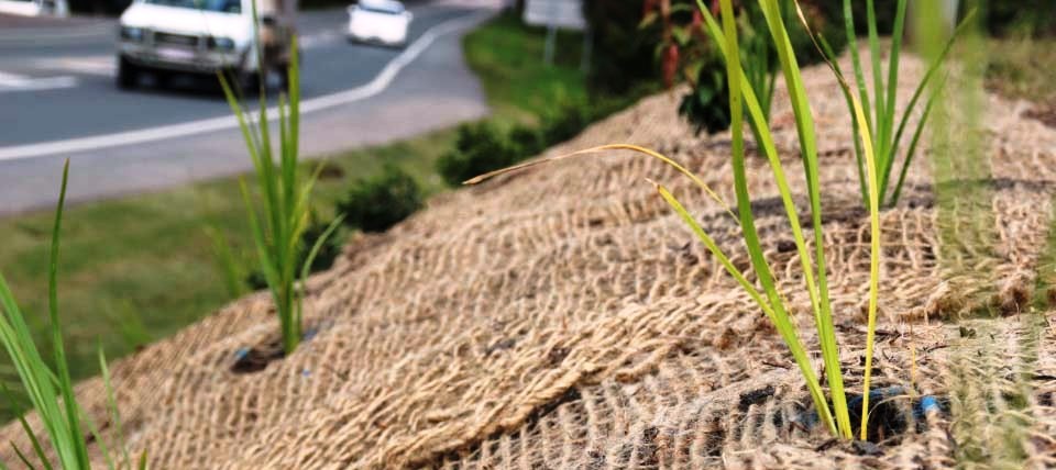 jute netting roll - erosion control