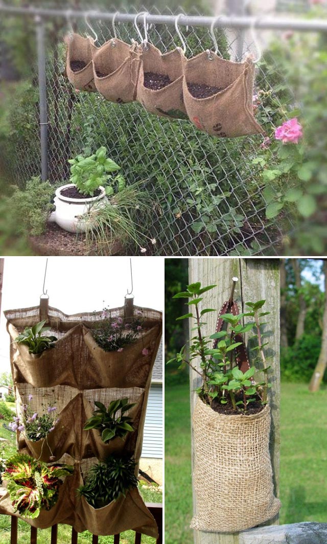 burlap sacks for plants